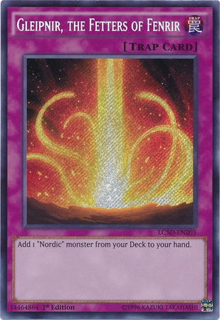 Gleipnir, the Fetters of Fenrir [LC5D-EN203] Secret Rare | Jomio and Rueliete's Cards and Comics