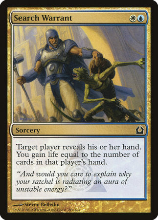 Search Warrant [Return to Ravnica] | Jomio and Rueliete's Cards and Comics