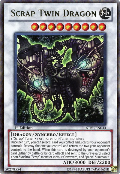 Scrap Twin Dragon [STBL-EN044] Ultra Rare | Jomio and Rueliete's Cards and Comics