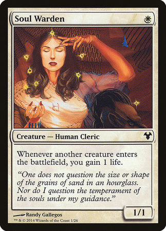 Soul Warden [Modern Event Deck 2014] | Jomio and Rueliete's Cards and Comics