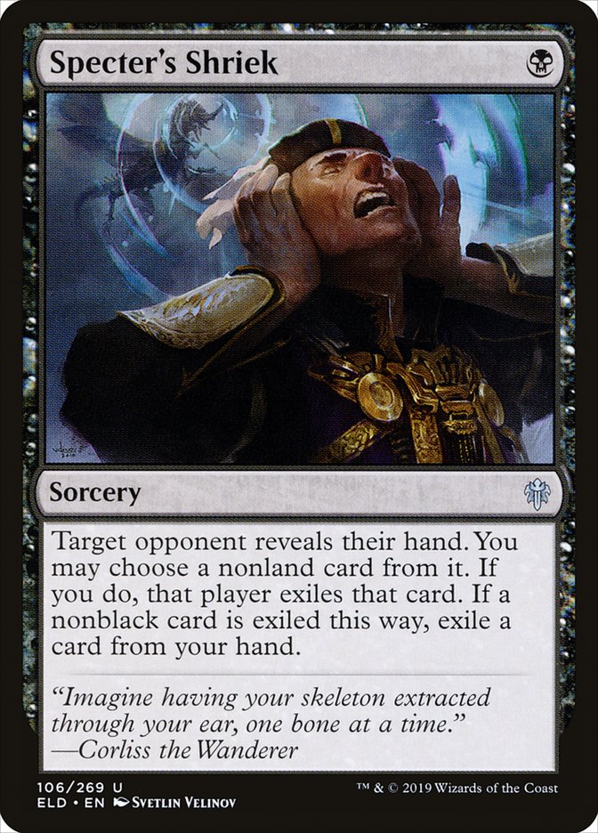 Specter's Shriek [Throne of Eldraine] | Jomio and Rueliete's Cards and Comics