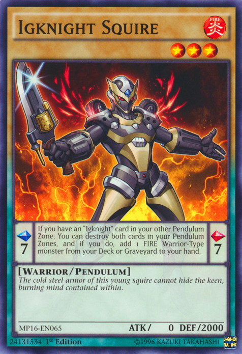 Igknight Squire [MP16-EN065] Common | Jomio and Rueliete's Cards and Comics