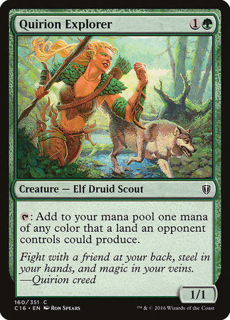Quirion Explorer [Commander 2016] | Jomio and Rueliete's Cards and Comics