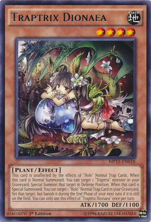 Traptrix Dionaea [MP15-EN018] Rare | Jomio and Rueliete's Cards and Comics