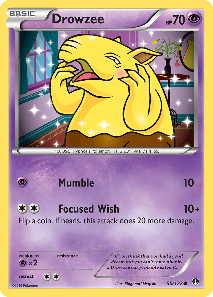 Drowzee (50/122) [XY: BREAKpoint] | Jomio and Rueliete's Cards and Comics