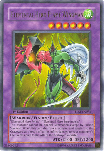 Elemental Hero Flame Wingman [TLM-EN035] Ultra Rare | Jomio and Rueliete's Cards and Comics