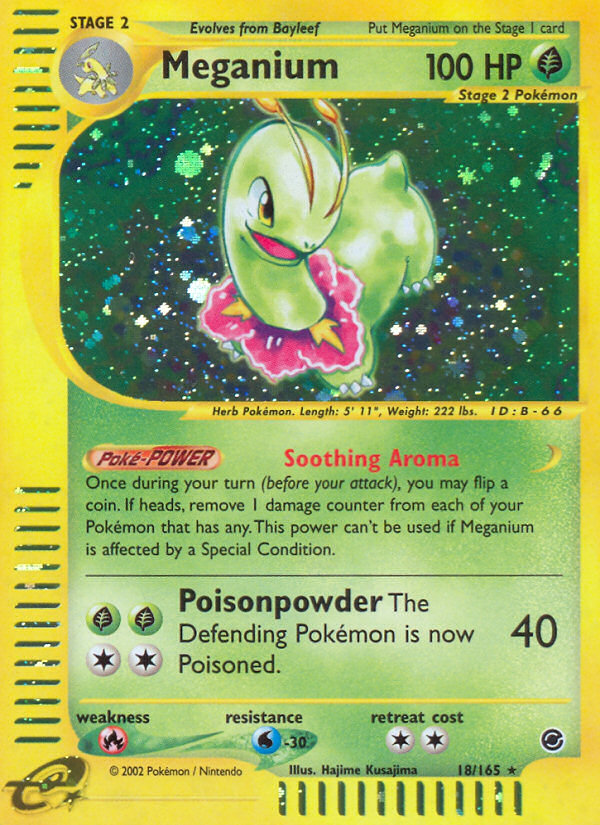 Meganium (18/165) [Expedition: Base Set] | Jomio and Rueliete's Cards and Comics
