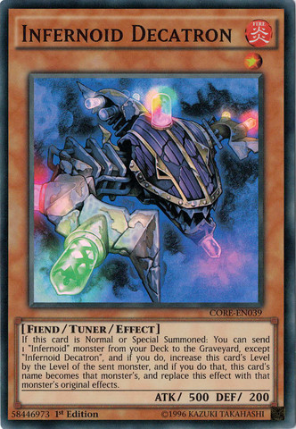 Infernoid Decatron [CORE-EN039] Super Rare | Jomio and Rueliete's Cards and Comics