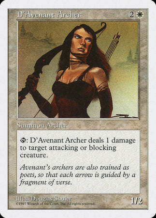 D'Avenant Archer [Fifth Edition] | Jomio and Rueliete's Cards and Comics