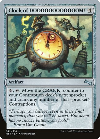 Clock of DOOOOOOOOOOOOM! [Unstable] | Jomio and Rueliete's Cards and Comics