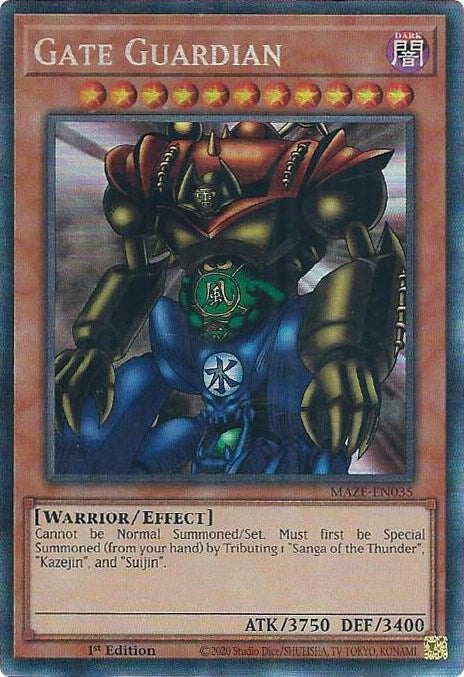 Gate Guardian [MAZE-EN035] Collector's Rare | Jomio and Rueliete's Cards and Comics
