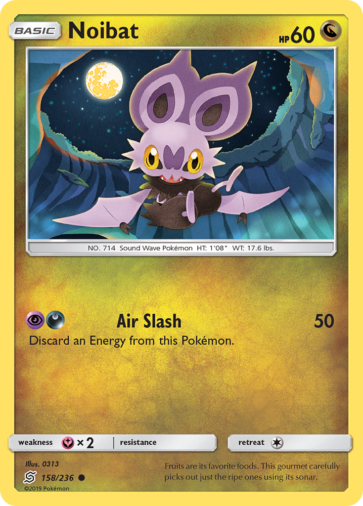 Noibat (158/236) [Sun & Moon: Unified Minds] | Jomio and Rueliete's Cards and Comics