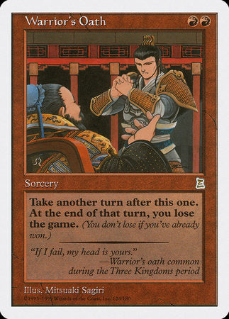 Warrior's Oath [Portal Three Kingdoms] | Jomio and Rueliete's Cards and Comics