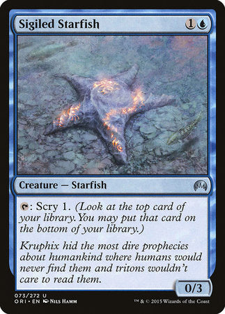 Sigiled Starfish [Magic Origins] | Jomio and Rueliete's Cards and Comics