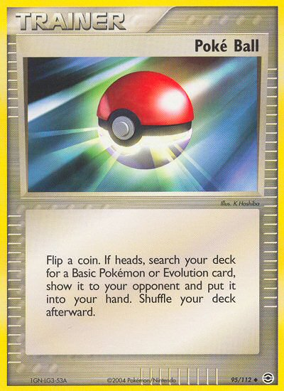 Poke Ball (95/112) [EX: FireRed & LeafGreen] | Jomio and Rueliete's Cards and Comics