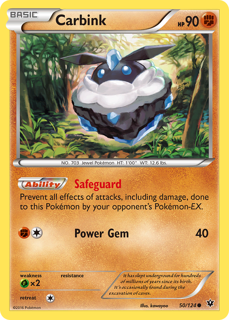 Carbink (50/124) [XY: Fates Collide] | Jomio and Rueliete's Cards and Comics