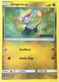 Jangmo-o (75/111) (Cosmos Holo) (EB Games Promo) [Sun & Moon: Crimson Invasion] | Jomio and Rueliete's Cards and Comics
