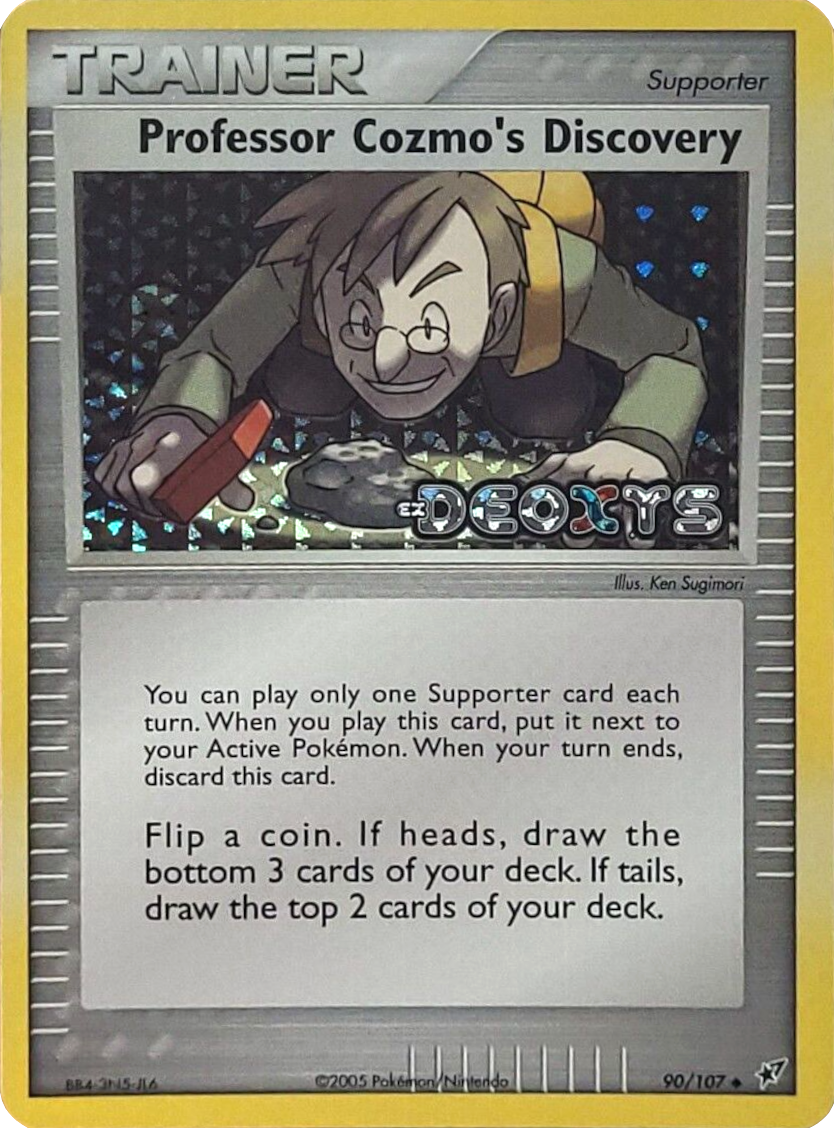 Professor Cozmo's Discovery (90/107) (Stamped) [EX: Deoxys] | Jomio and Rueliete's Cards and Comics
