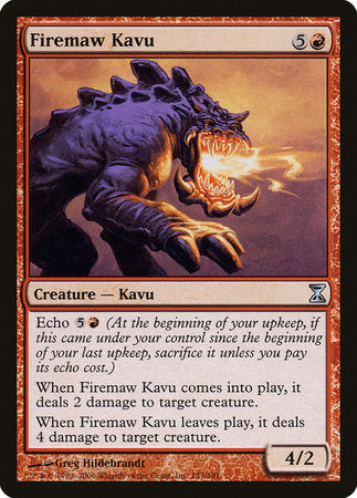Firemaw Kavu [Time Spiral] | Jomio and Rueliete's Cards and Comics