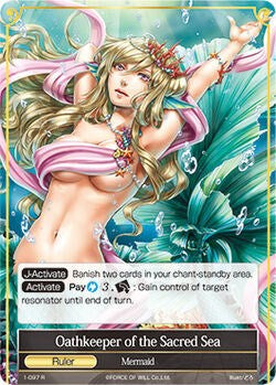 Oathkeeper of the Sacred Sea // Triton, the Prince of Ocean (1-097/J) [The Dawn of Valhalla] | Jomio and Rueliete's Cards and Comics