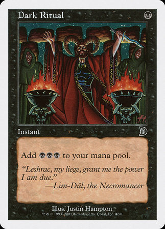 Dark Ritual [Deckmasters] | Jomio and Rueliete's Cards and Comics