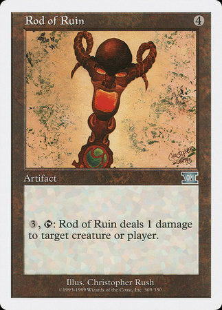 Rod of Ruin [Classic Sixth Edition] | Jomio and Rueliete's Cards and Comics