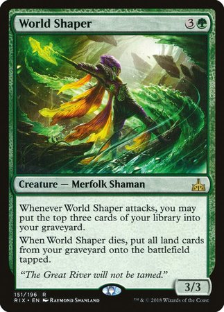 World Shaper [Rivals of Ixalan] | Jomio and Rueliete's Cards and Comics