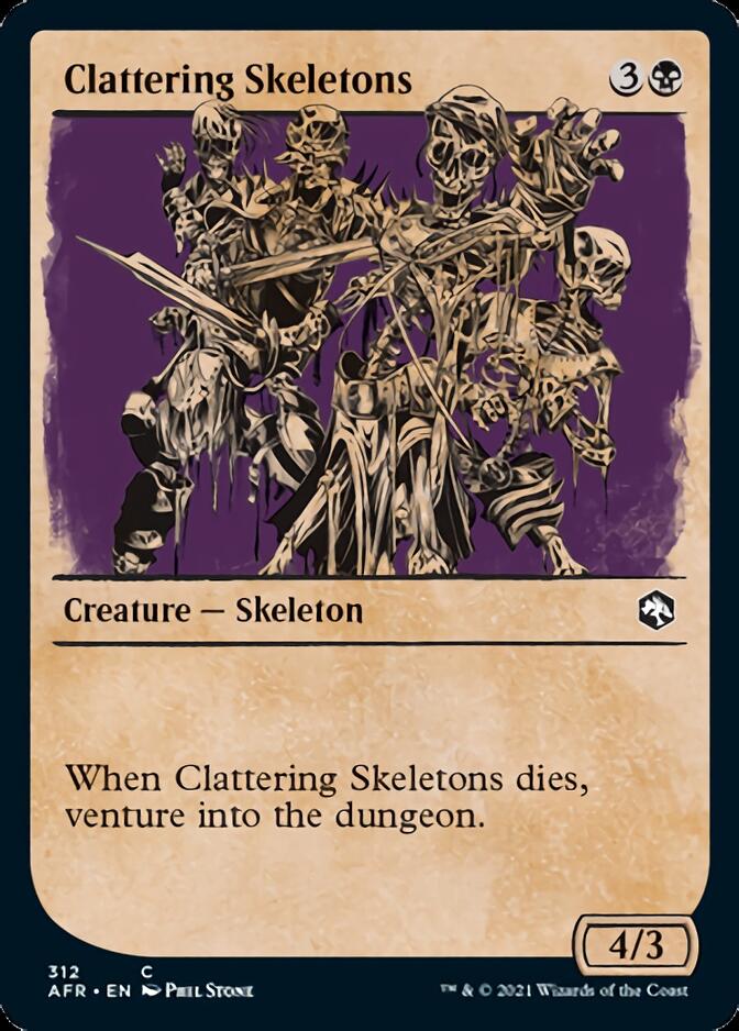 Clattering Skeletons (Showcase) [Dungeons & Dragons: Adventures in the Forgotten Realms] | Jomio and Rueliete's Cards and Comics