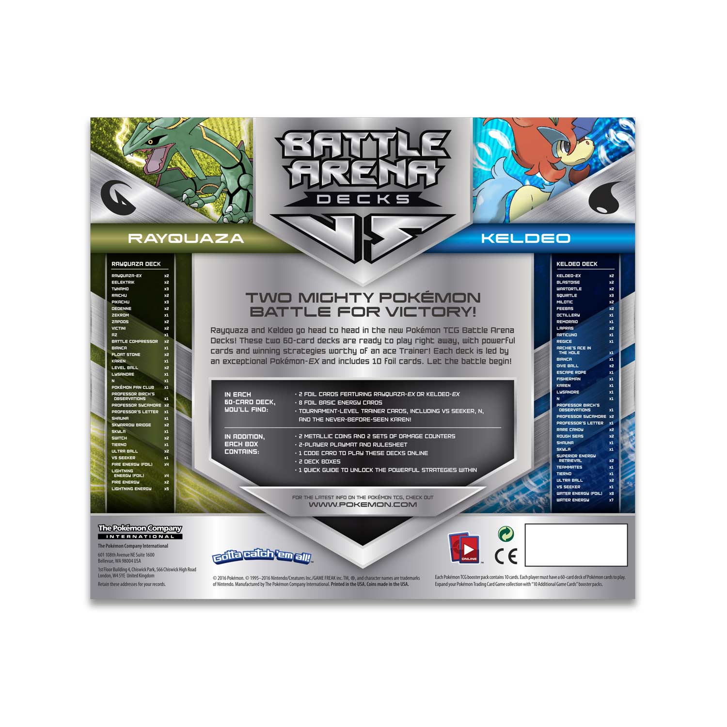 XY: Steam Siege - Battle Arena Decks (Rayquaza vs. Keldeo) | Jomio and Rueliete's Cards and Comics