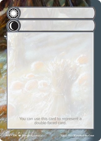 Helper Card (6/9) [Innistrad: Midnight Hunt Tokens] | Jomio and Rueliete's Cards and Comics