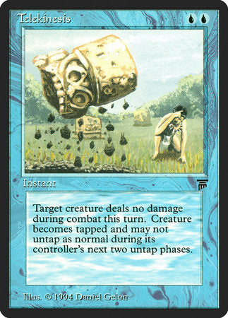 Telekinesis [Legends] | Jomio and Rueliete's Cards and Comics