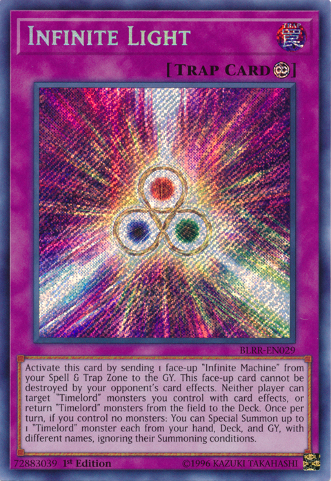 Infinite Light [BLRR-EN029] Secret Rare | Jomio and Rueliete's Cards and Comics
