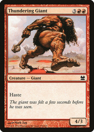 Thundering Giant [Modern Masters] | Jomio and Rueliete's Cards and Comics