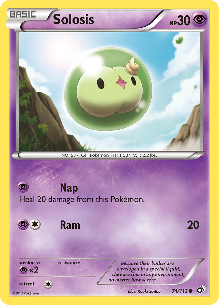 Solosis (74/113) [Black & White: Legendary Treasures] | Jomio and Rueliete's Cards and Comics