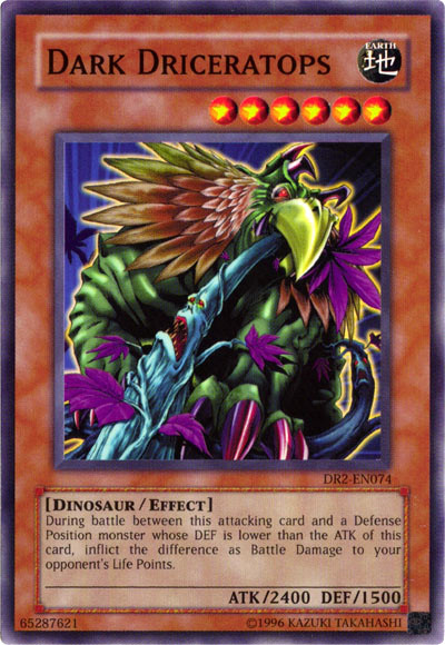 Dark Driceratops [DR2-EN074] Common | Jomio and Rueliete's Cards and Comics