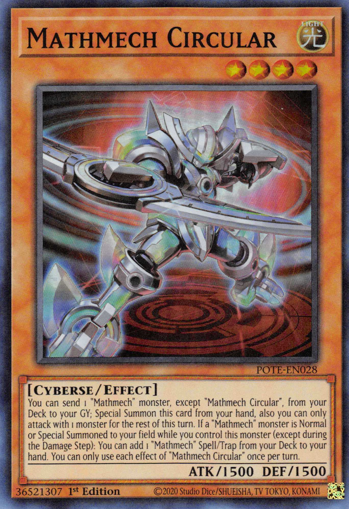 Mathmech Circular [POTE-EN028] Super Rare | Jomio and Rueliete's Cards and Comics