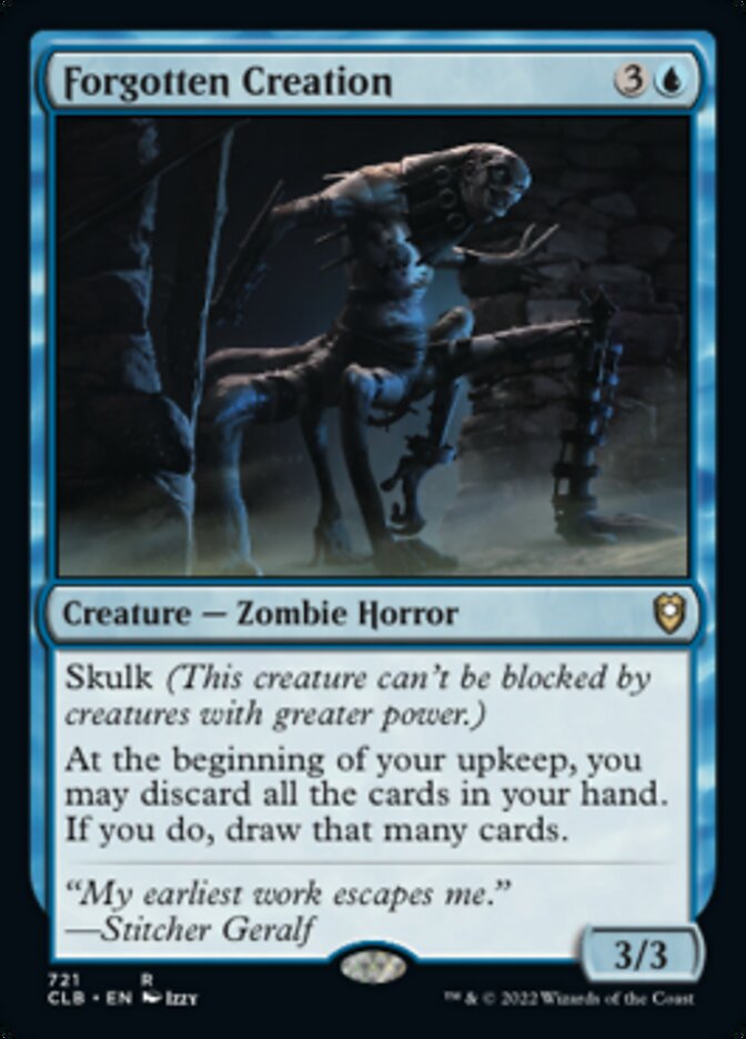 Forgotten Creation [Commander Legends: Battle for Baldur's Gate] | Jomio and Rueliete's Cards and Comics