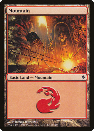 Mountain (173) [New Phyrexia] | Jomio and Rueliete's Cards and Comics