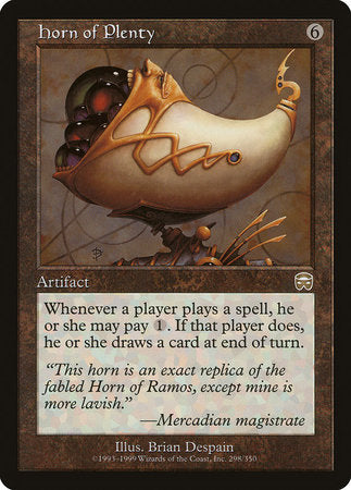 Horn of Plenty [Mercadian Masques] | Jomio and Rueliete's Cards and Comics