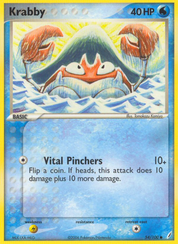 Krabby (54/100) [EX: Crystal Guardians] | Jomio and Rueliete's Cards and Comics