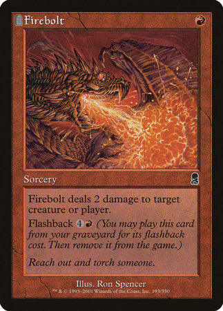 Firebolt [Odyssey] | Jomio and Rueliete's Cards and Comics
