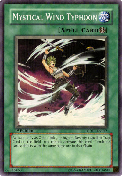 Mystical Wind Typhoon [CDIP-EN045] Common | Jomio and Rueliete's Cards and Comics