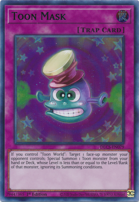 Toon Mask (Purple) [DLCS-EN079] Ultra Rare | Jomio and Rueliete's Cards and Comics