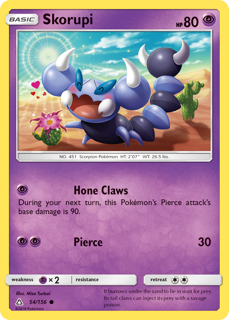 Skorupi (54/156) [Sun & Moon: Ultra Prism] | Jomio and Rueliete's Cards and Comics