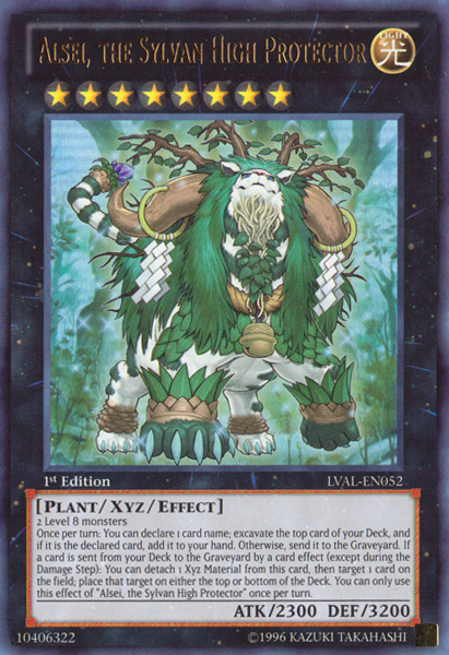 Alsei, the Sylvan High Protector [LVAL-EN052] Ultra Rare | Jomio and Rueliete's Cards and Comics