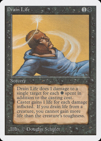 Drain Life [Unlimited Edition] | Jomio and Rueliete's Cards and Comics