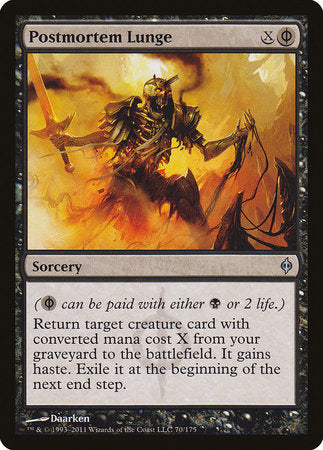Postmortem Lunge [New Phyrexia] | Jomio and Rueliete's Cards and Comics