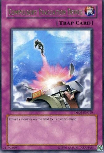 Compulsory Evacuation Device (Green) [DL09-EN019] Rare | Jomio and Rueliete's Cards and Comics