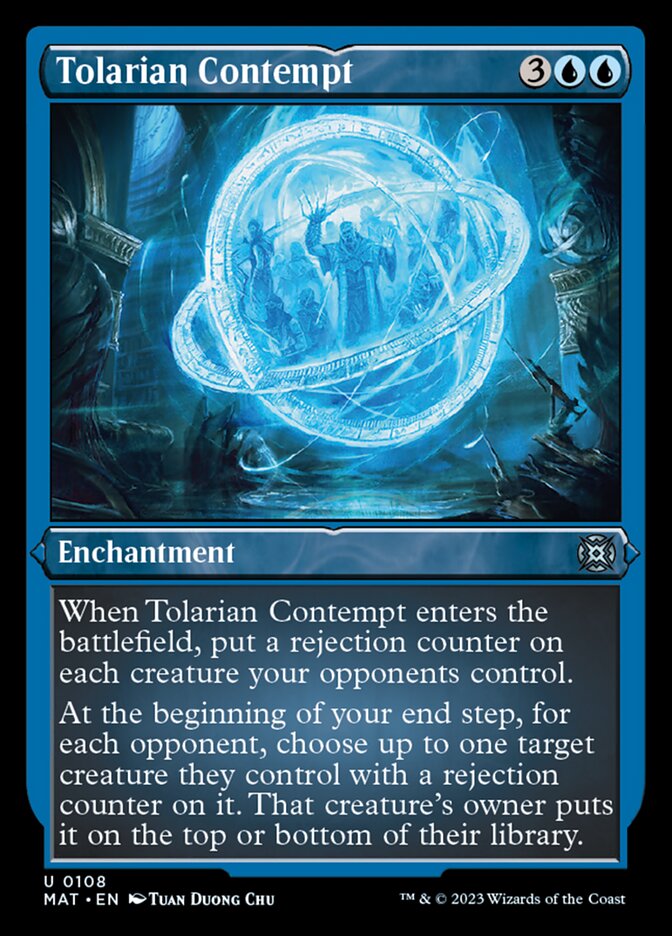 Tolarian Contempt (Foil Etched) [March of the Machine: The Aftermath] | Jomio and Rueliete's Cards and Comics