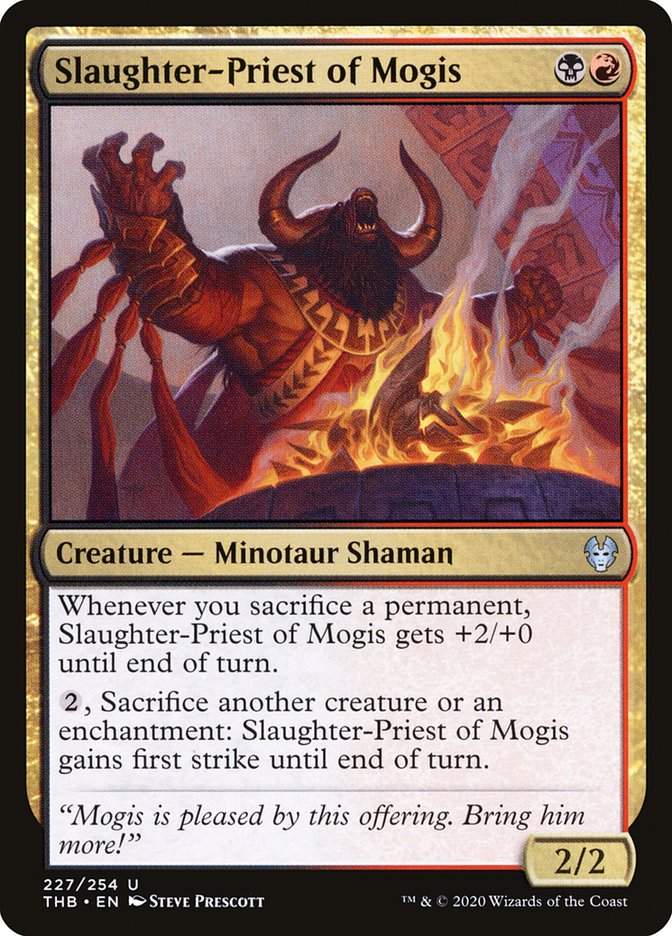 Slaughter-Priest of Mogis [Theros Beyond Death] | Jomio and Rueliete's Cards and Comics